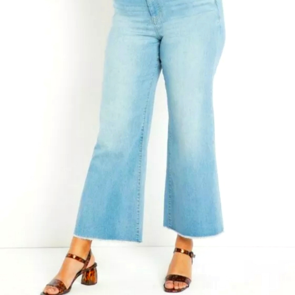 Eloquii Plus Kick Flare Leg Jeans 18
